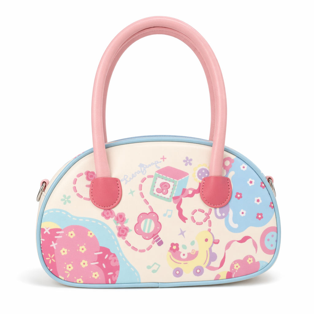 Kawaii-Themed Nursery Handbag for Baby Essentials Default Title