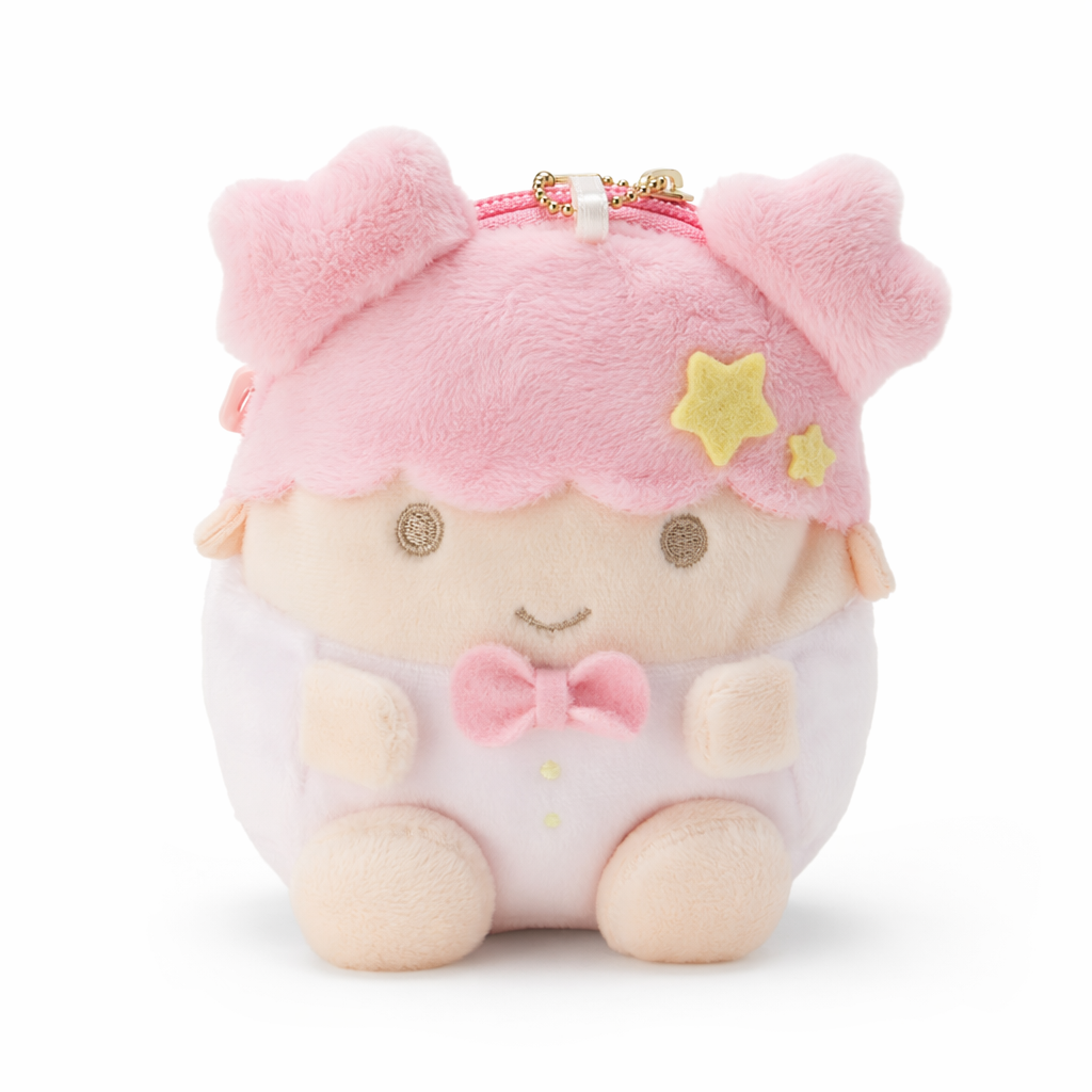 Kawaii Character Coin Bags for Soft and Sweet Storage Pink Twin Star
