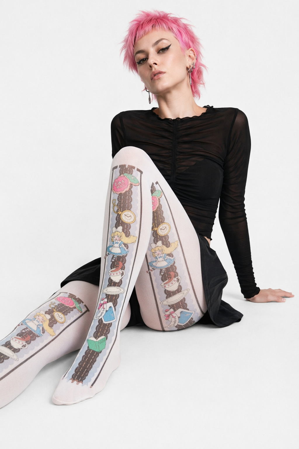 Alice in Wonderland Inspired Magical Stockings for Kawaii Fashion Default Title