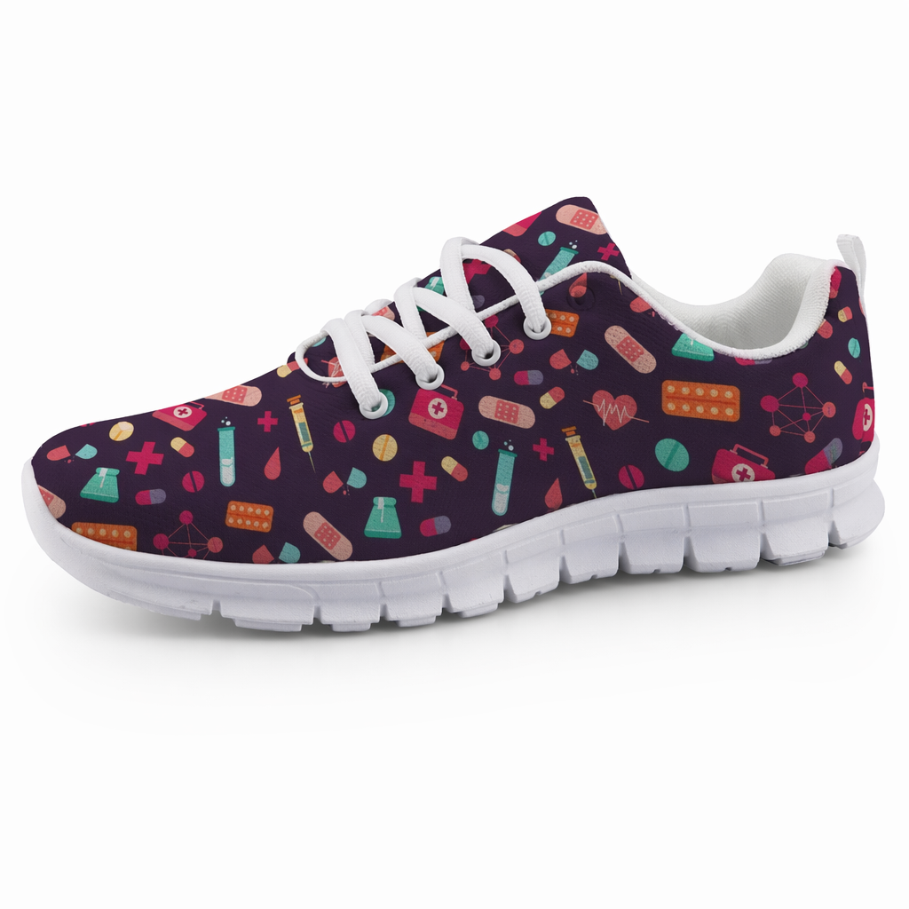 Bold Purple Sneakers Inspired by Medicine for Adventurous Runs 8