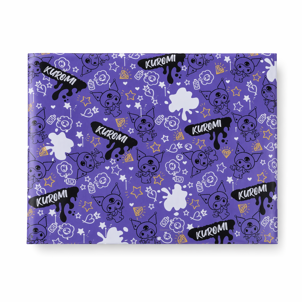 Kuromi Wrapping Paper for Cute and Fierce Gift Wrapping Purple