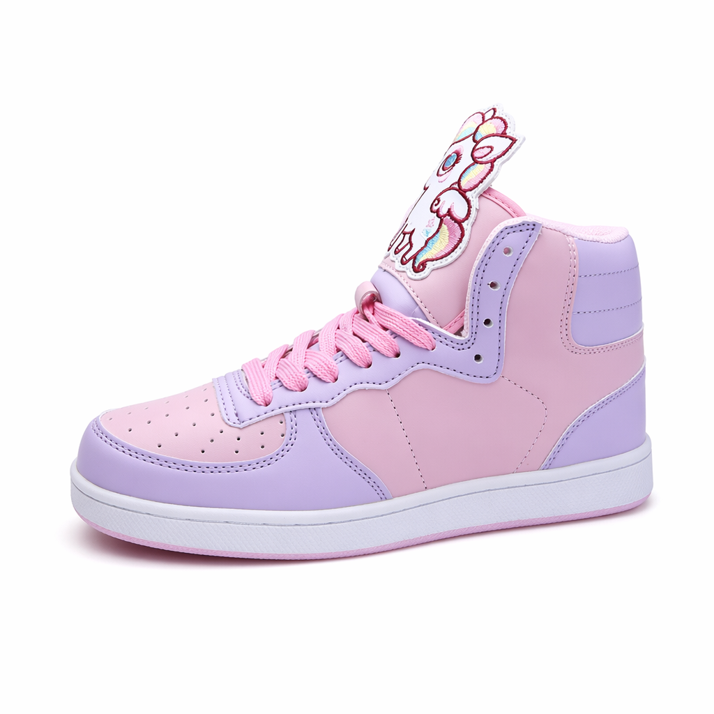 Fairy Kei Rainbow Unicorn Hi Tops for Comfort and Kawaii Style 5