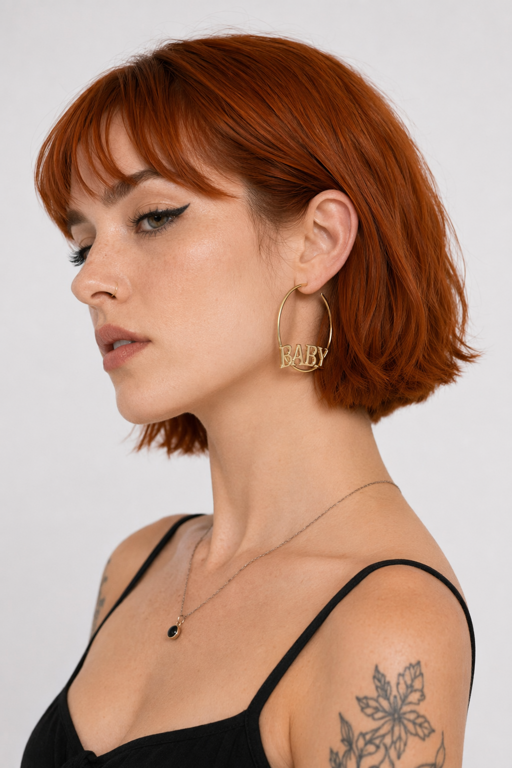 Chic Baby Gold Hoops for Kawaii Style Gold