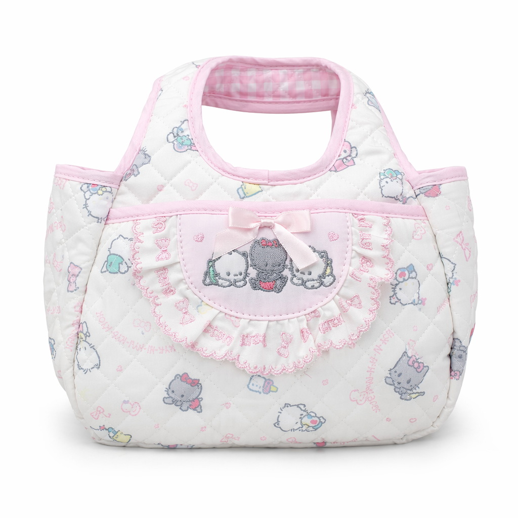 Kawaii Friends Duffle Bag for Cat Lovers Small Bag