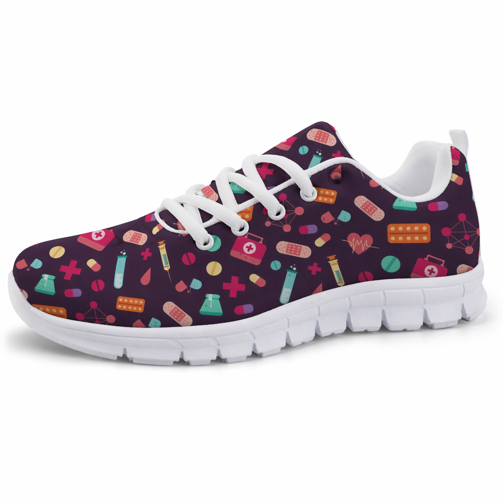 Bold Purple Sneakers Inspired by Medicine for Adventurous Runs 9