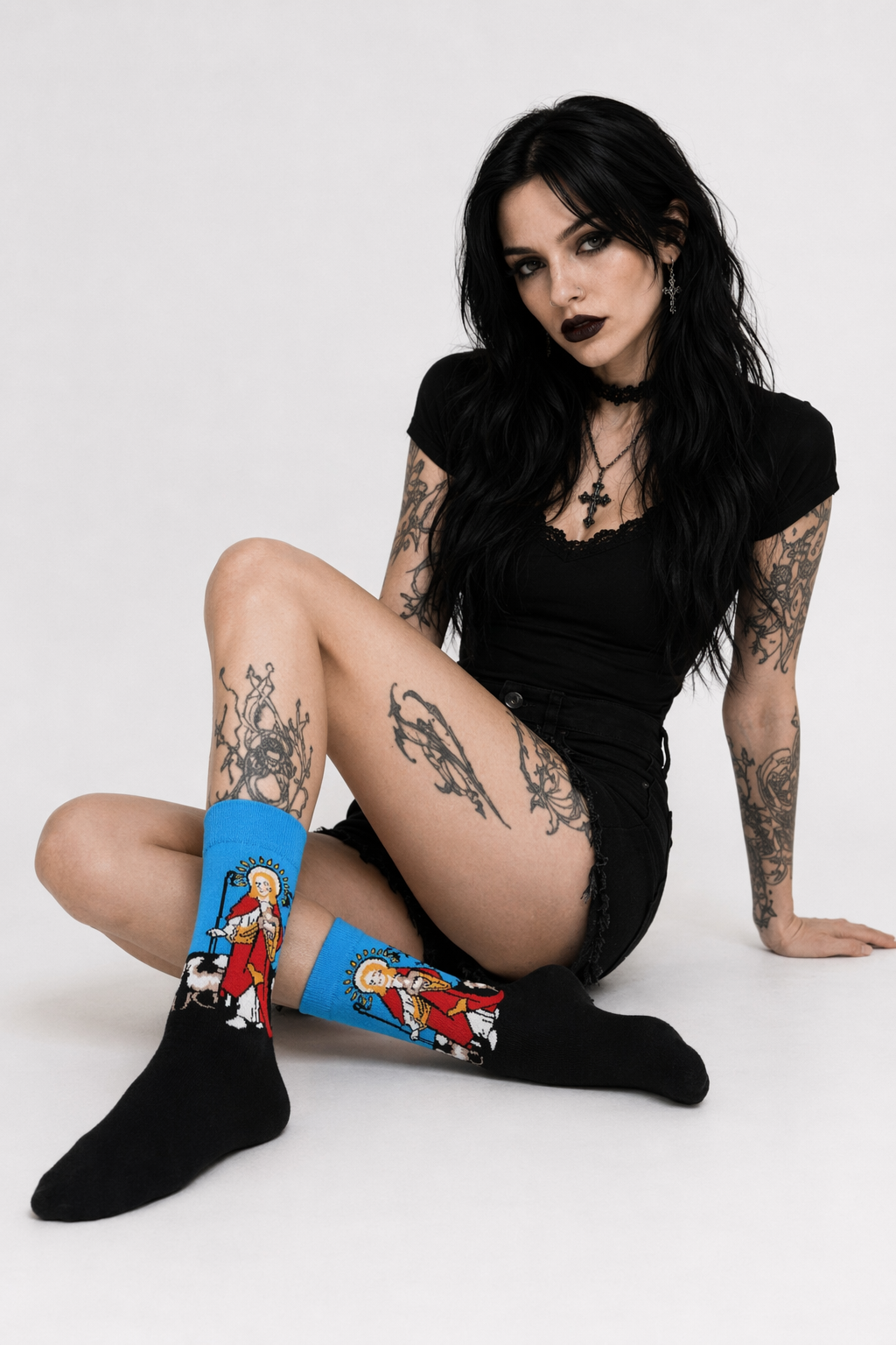 Cozy Knit Socks Featuring Vintage Artwork by Famous Artists 21