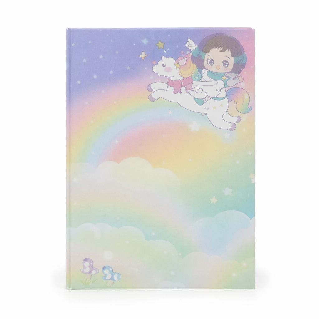 Fairy-Kei Pastel Notepad with 50 Colorful Pages of Kawaii Design Default