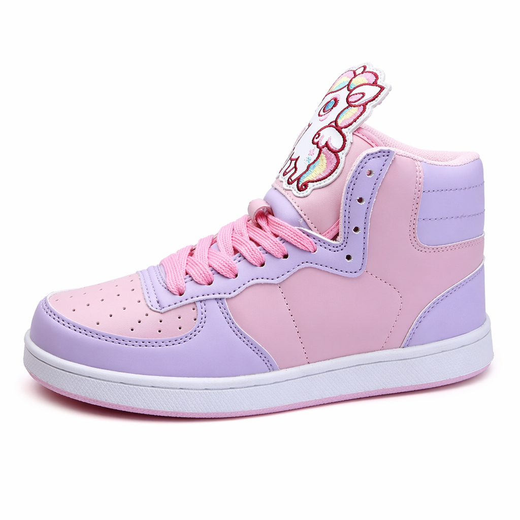 Fairy Kei Rainbow Unicorn Hi Tops for Comfort and Kawaii Style 8