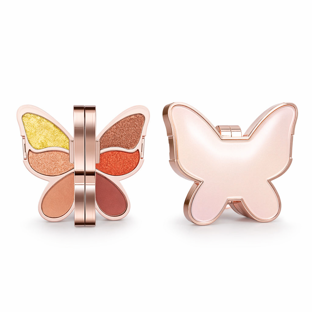 Butterfly Wing Glittering Make-Up Palette for Your Vanity Display 3 Lucky Koi