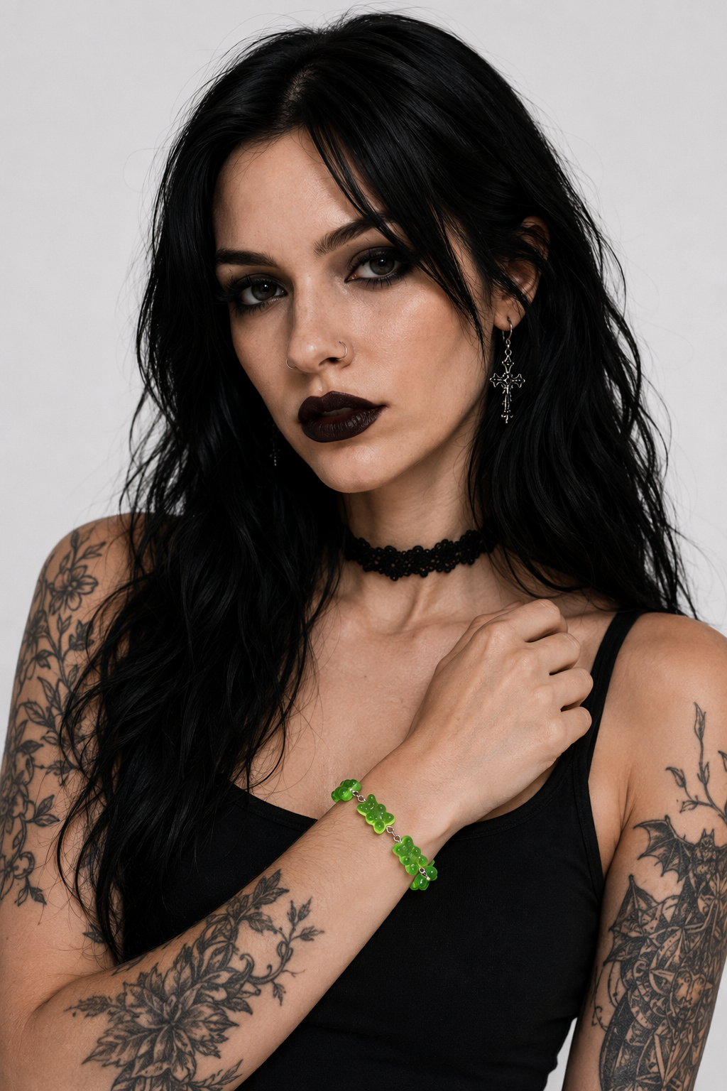 Gummy Bear Resin Bracelets for a Sweet Style Upgrade Green Bracelet