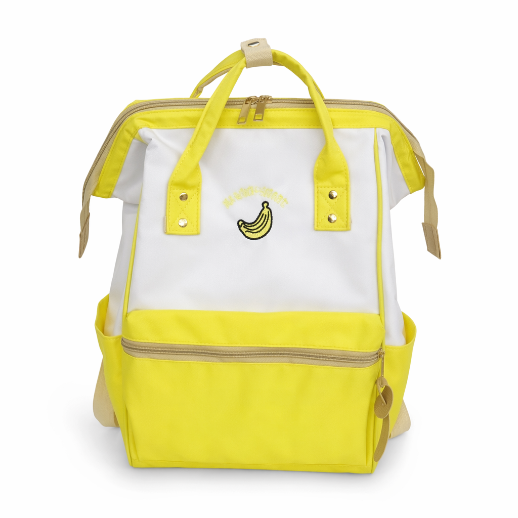 Strawberry Milk Kawaii Backpack for Stylish Everyday Wear Banana Milk