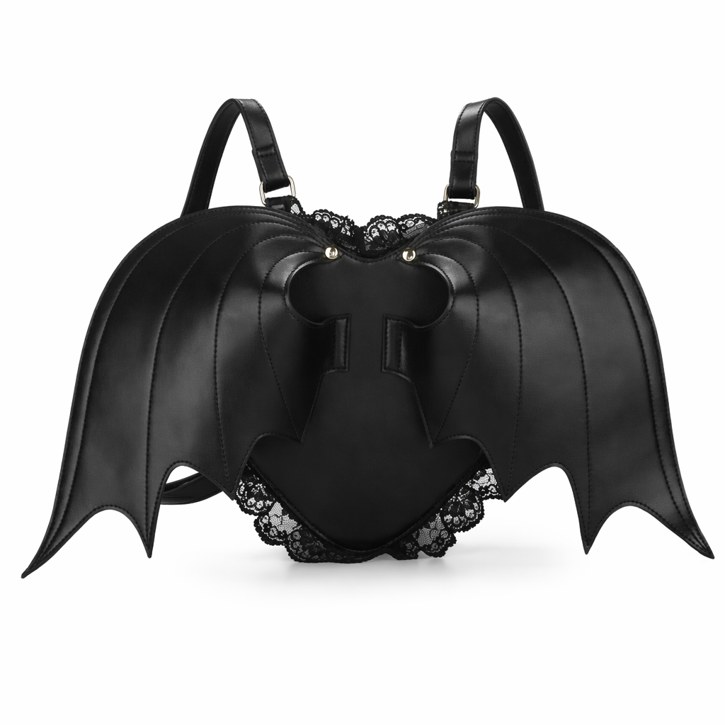 Dark Maiden Gothic Bat Wing Backpack in New Condition Default