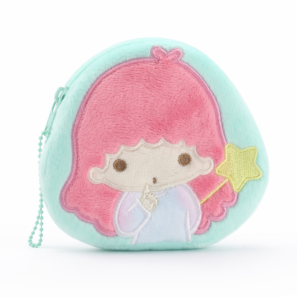 Cute Character Zippered Coin Pouches for a Fun and Soft Touch F