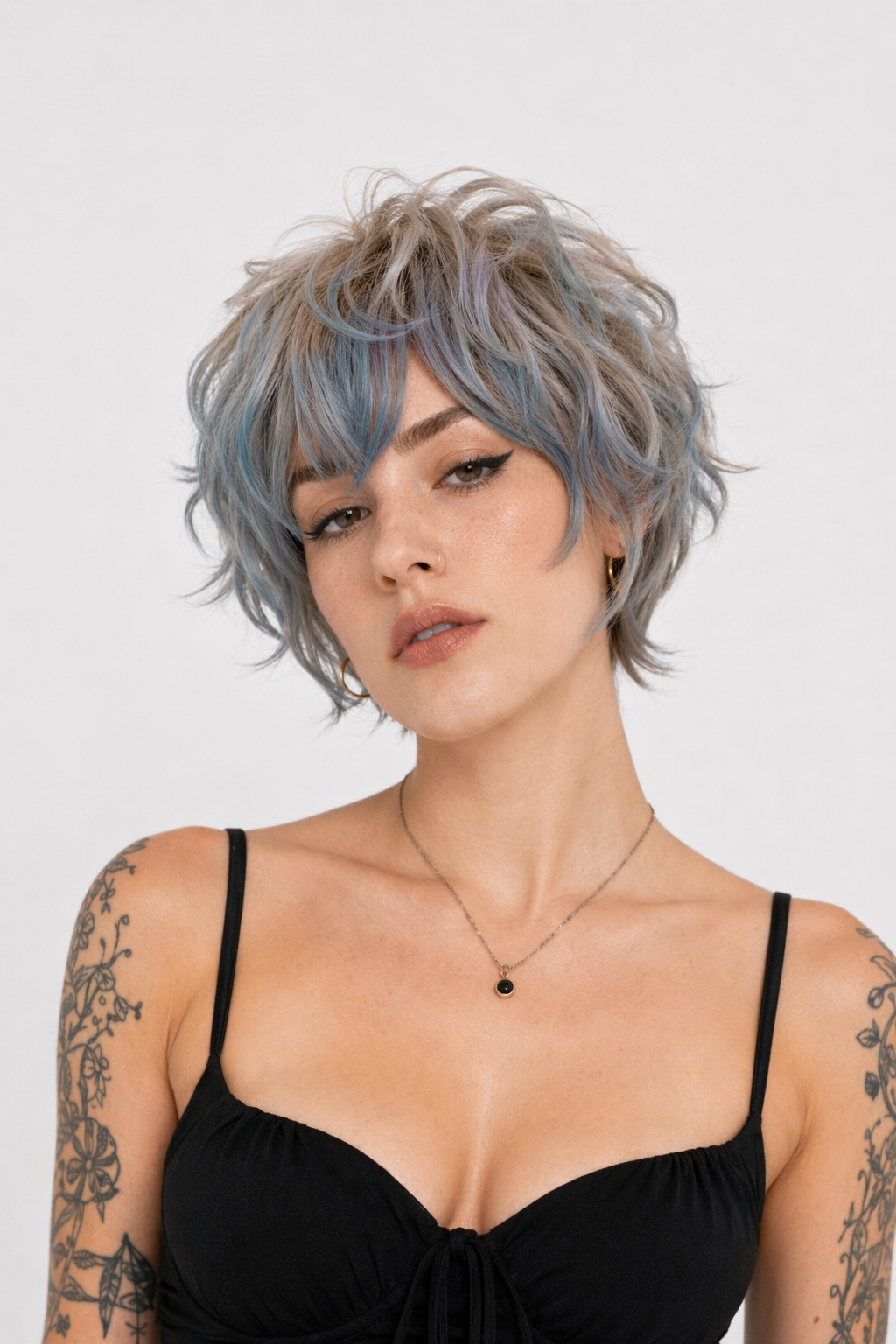 Dirty Blond Short Hair Lolita Wig with Androgynous Flair Default Title