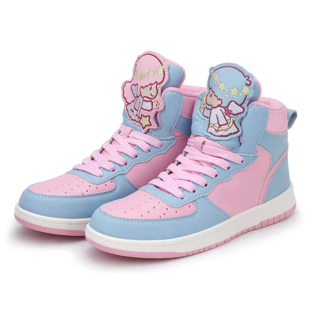 Pastel High Top Sneakers for Fairy-kei and Sweet Lolita Styles 9