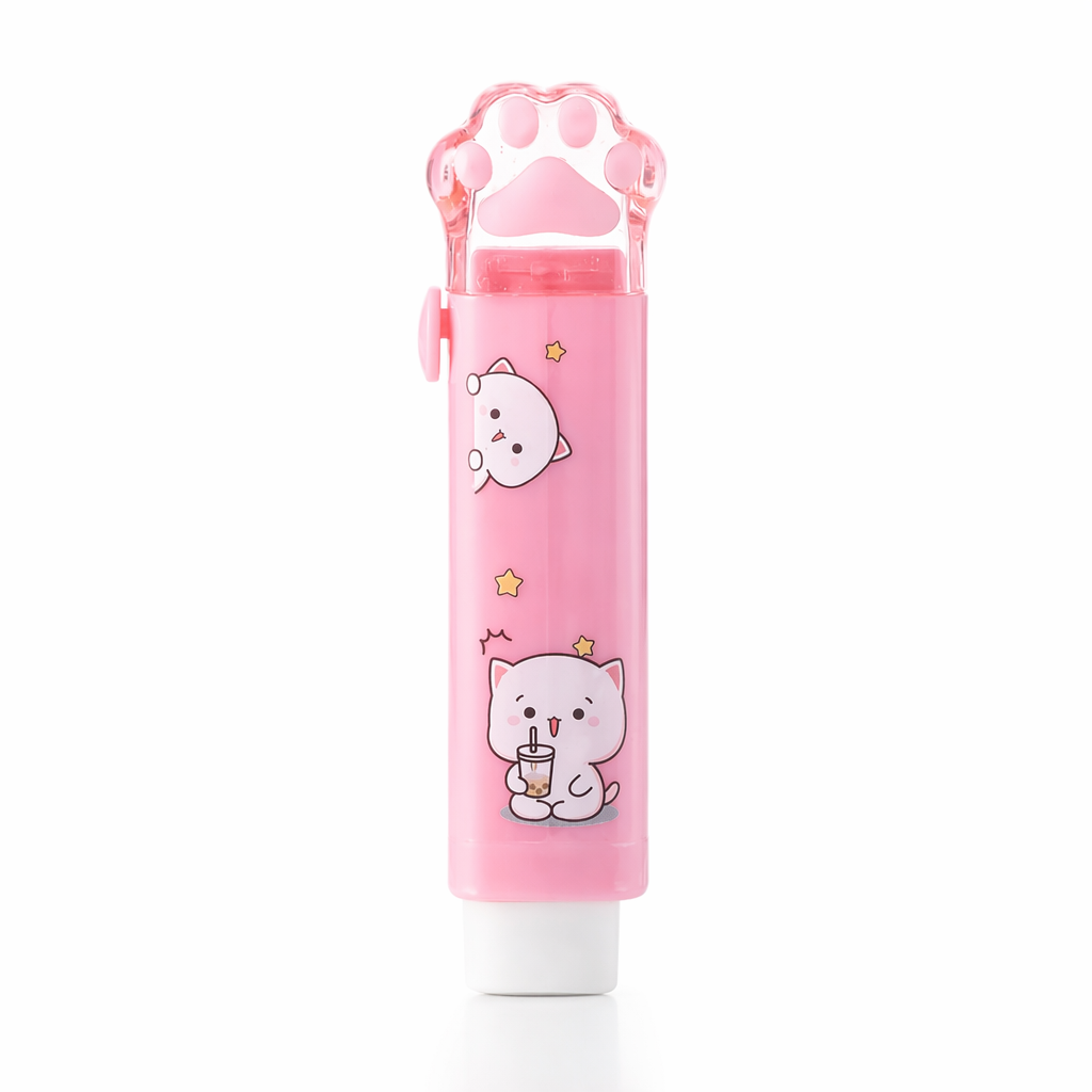 Peach Cat Eraser for Kawaii Stationery Lovers 3