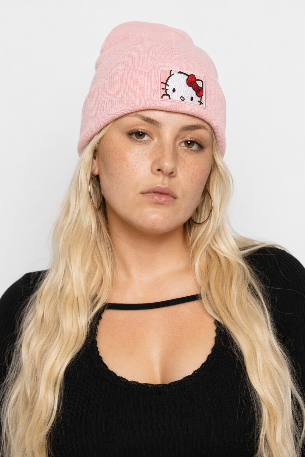 Sanrio Inspired Kawaii Embroidered Beanies for Cozy Warmth Hello Kitty