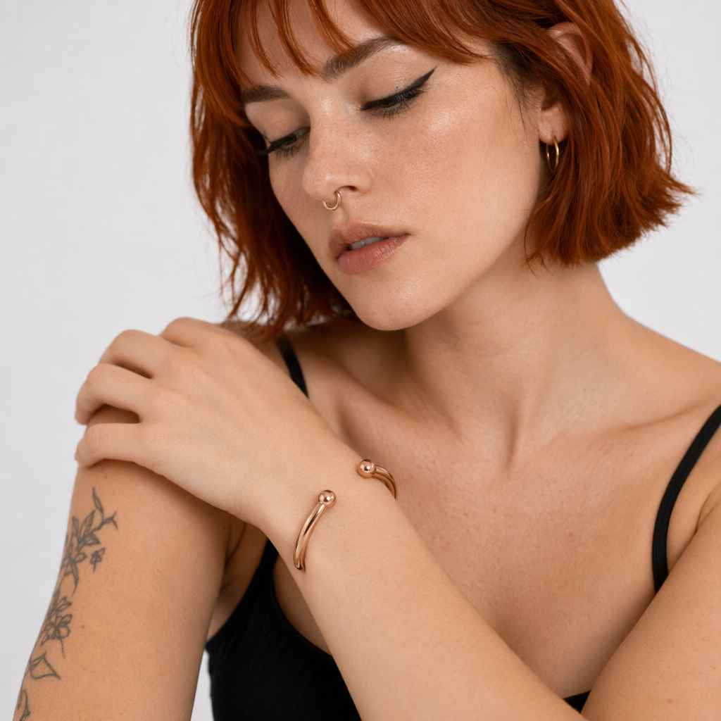 Realistic Septum Nose Rings for a Stylish Piercing Look Plain Copper