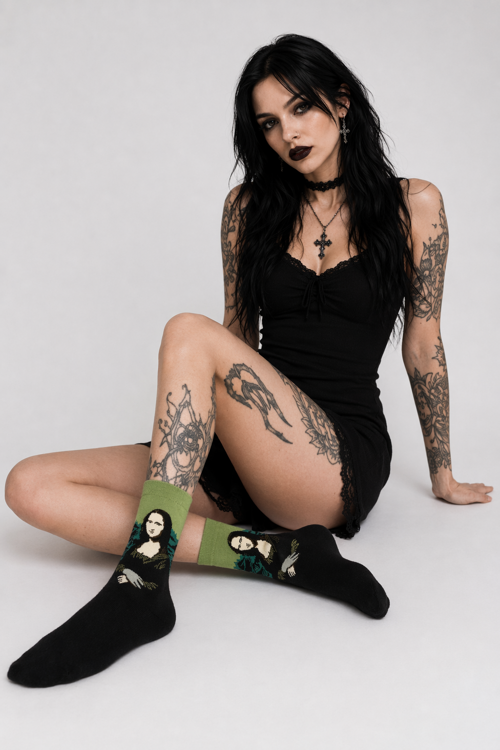 Cozy Knit Socks Featuring Vintage Artwork by Famous Artists 4