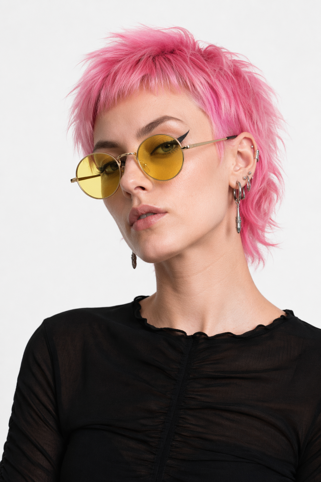 Candy Colored Circle Glasses for Every Style and Aesthetic Yellow