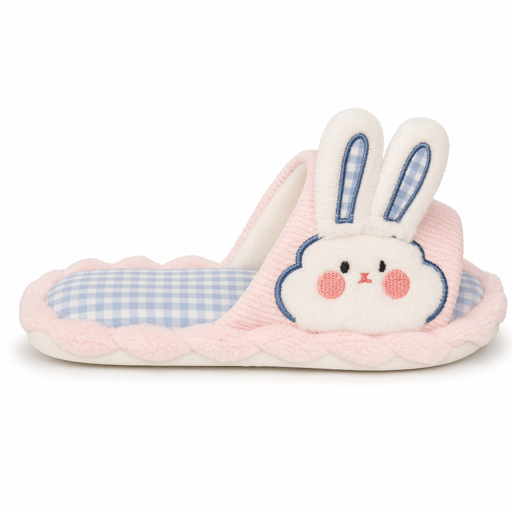 Sweet Bunny Slides for Cozy and Fun Footwear Pink