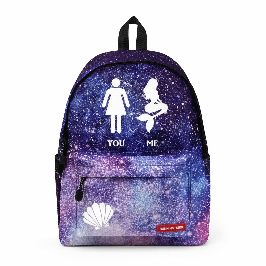 Kawaii Mermaid and Sea Creature Backpacks in Fun Designs Starry 3