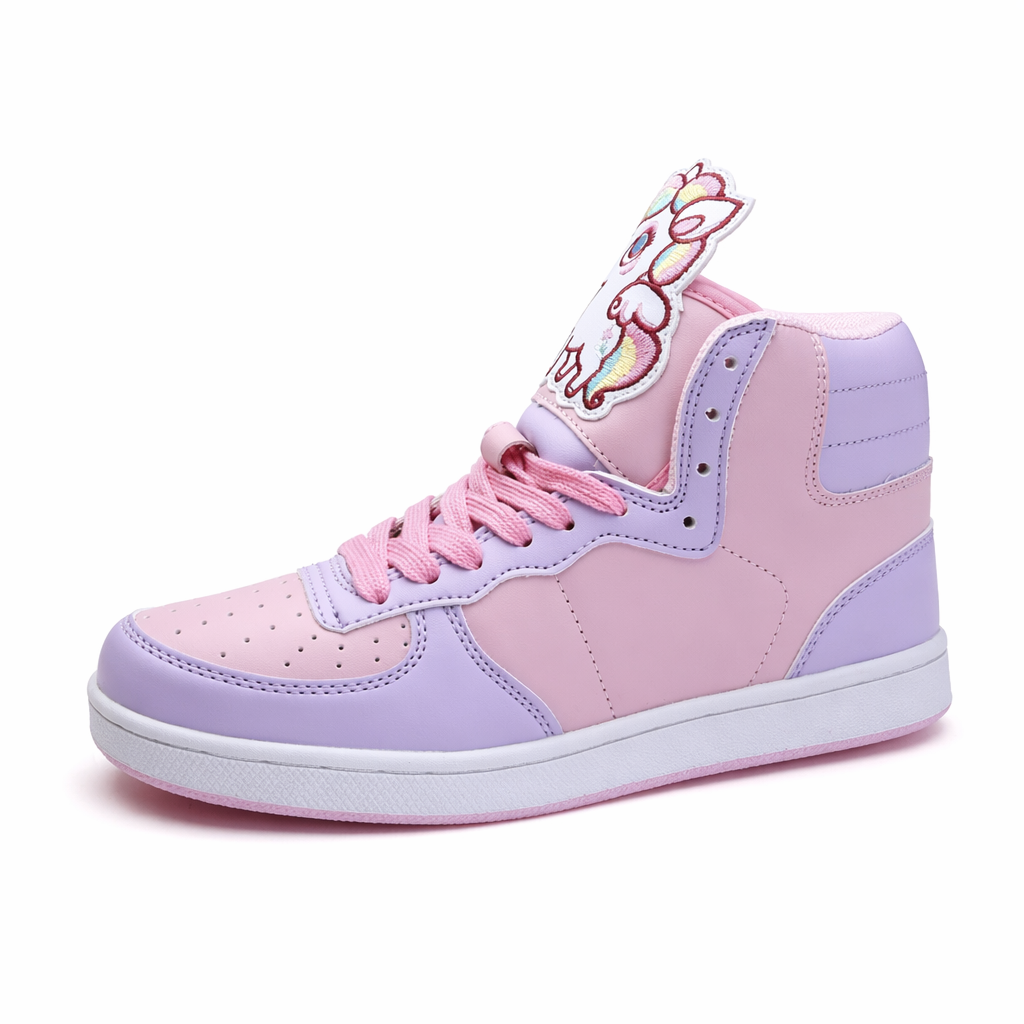 Fairy Kei Rainbow Unicorn Hi Tops for Comfort and Kawaii Style 9