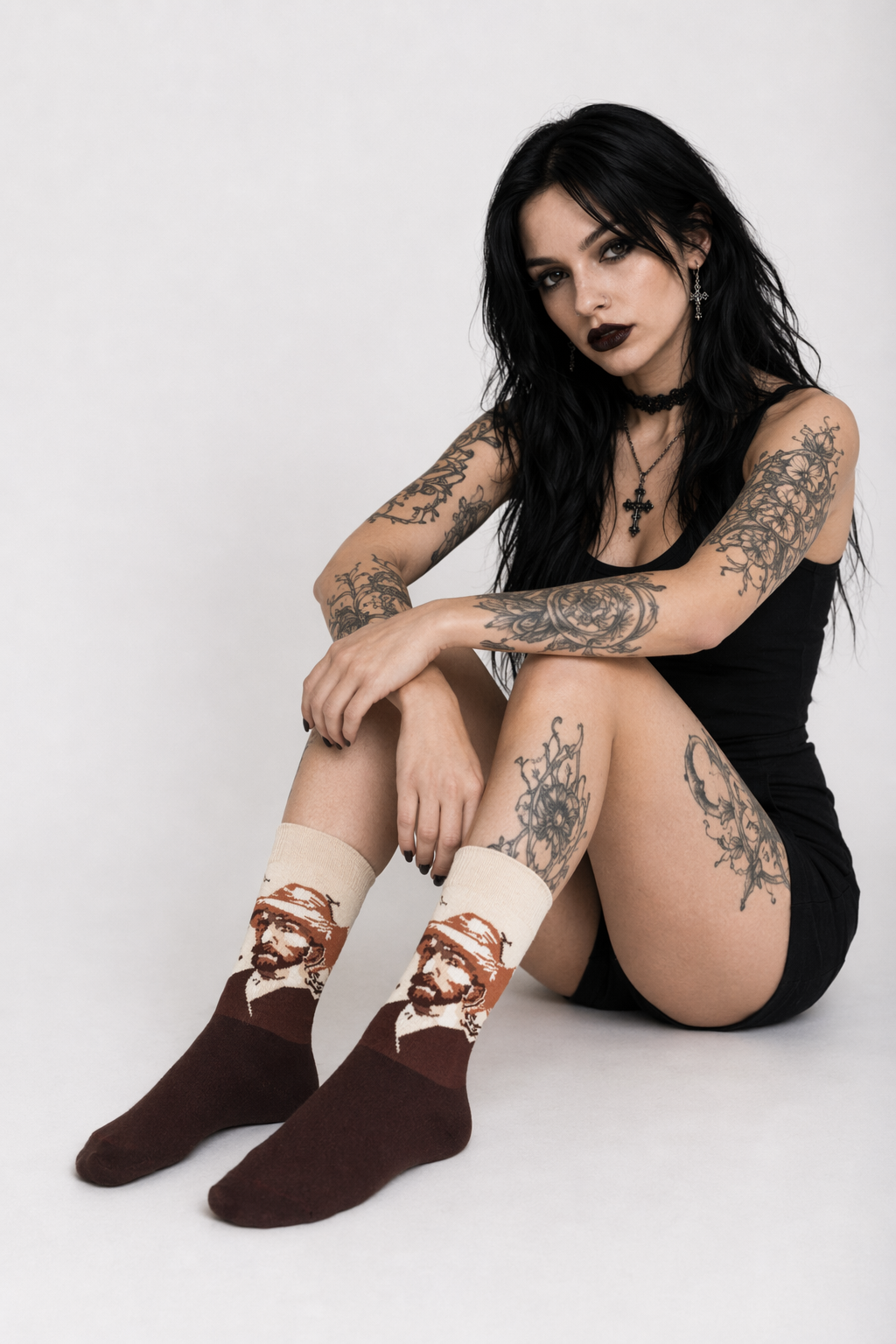 Cozy Knit Socks Featuring Vintage Artwork by Famous Artists 18