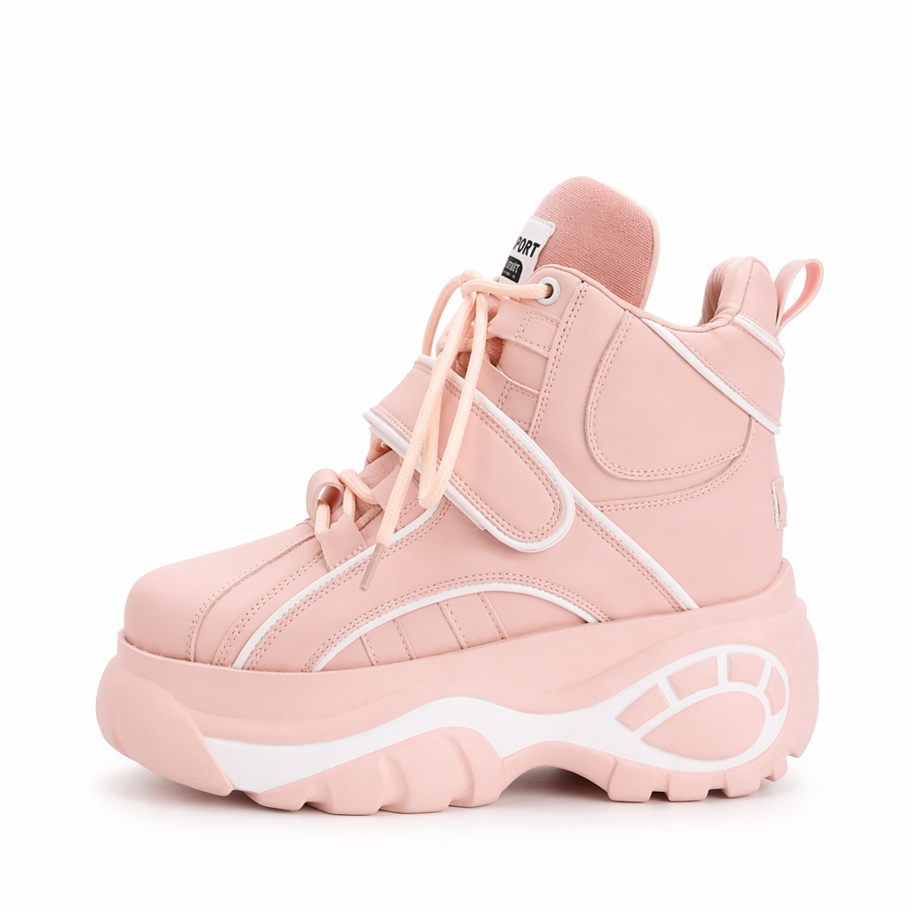 Chunky Platform Harajuku Streetwear Shoes for Kawaii Fashionistas Pink