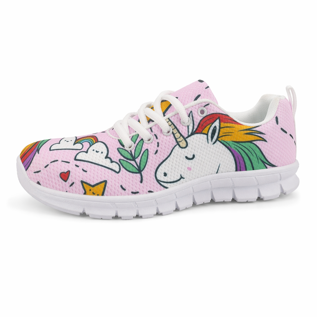 Rainbow Unicorn Running Shoes in Candy Colors Rainbow Unicorns