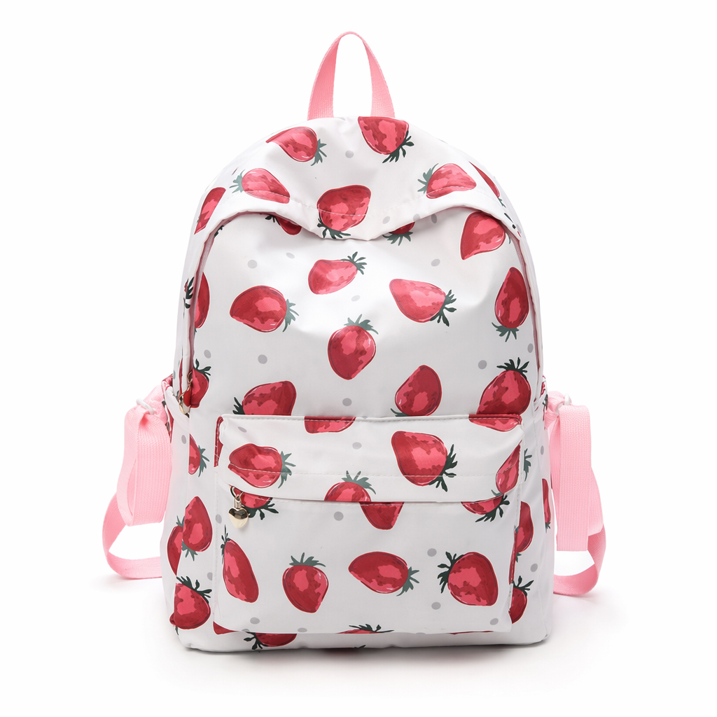 Strawberry Aesthetic Backpack for Harajuku and J-Fashion Lovers Default Title