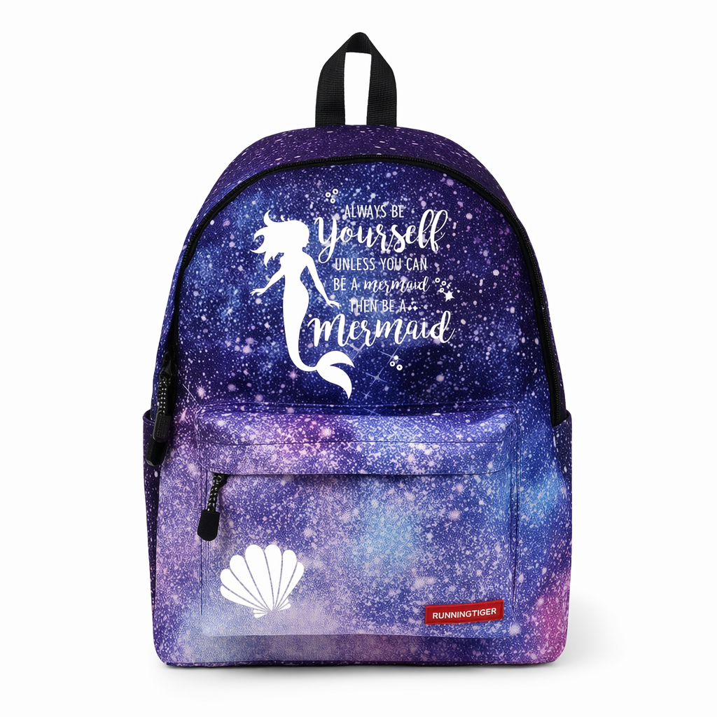 Kawaii Mermaid and Sea Creature Backpacks in Fun Designs Starry 2