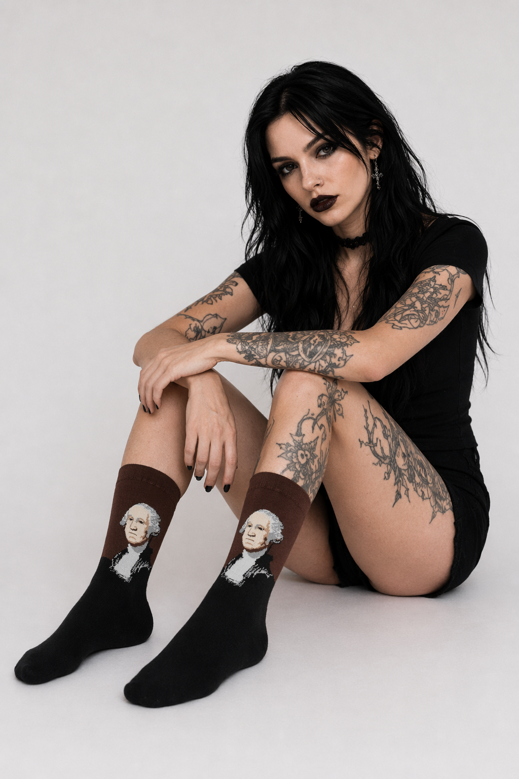 Cozy Knit Socks Featuring Vintage Artwork by Famous Artists 12