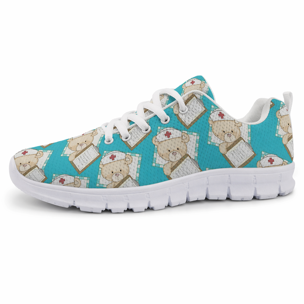 Kawaii Medical Bear Running Shoes in Candy Colors 6