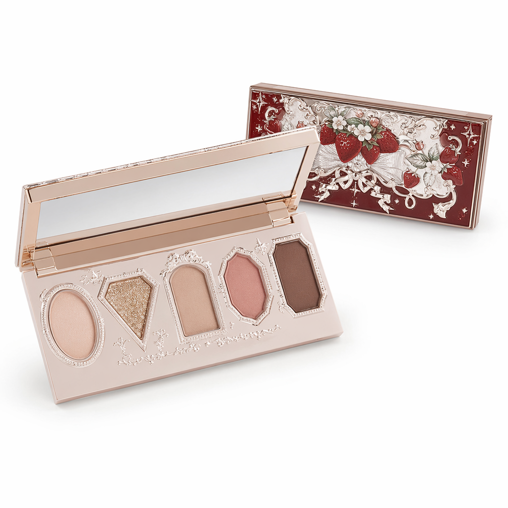 Sparkling Strawberry Eyeshadow Compact Palette 2 Sweetie Claire