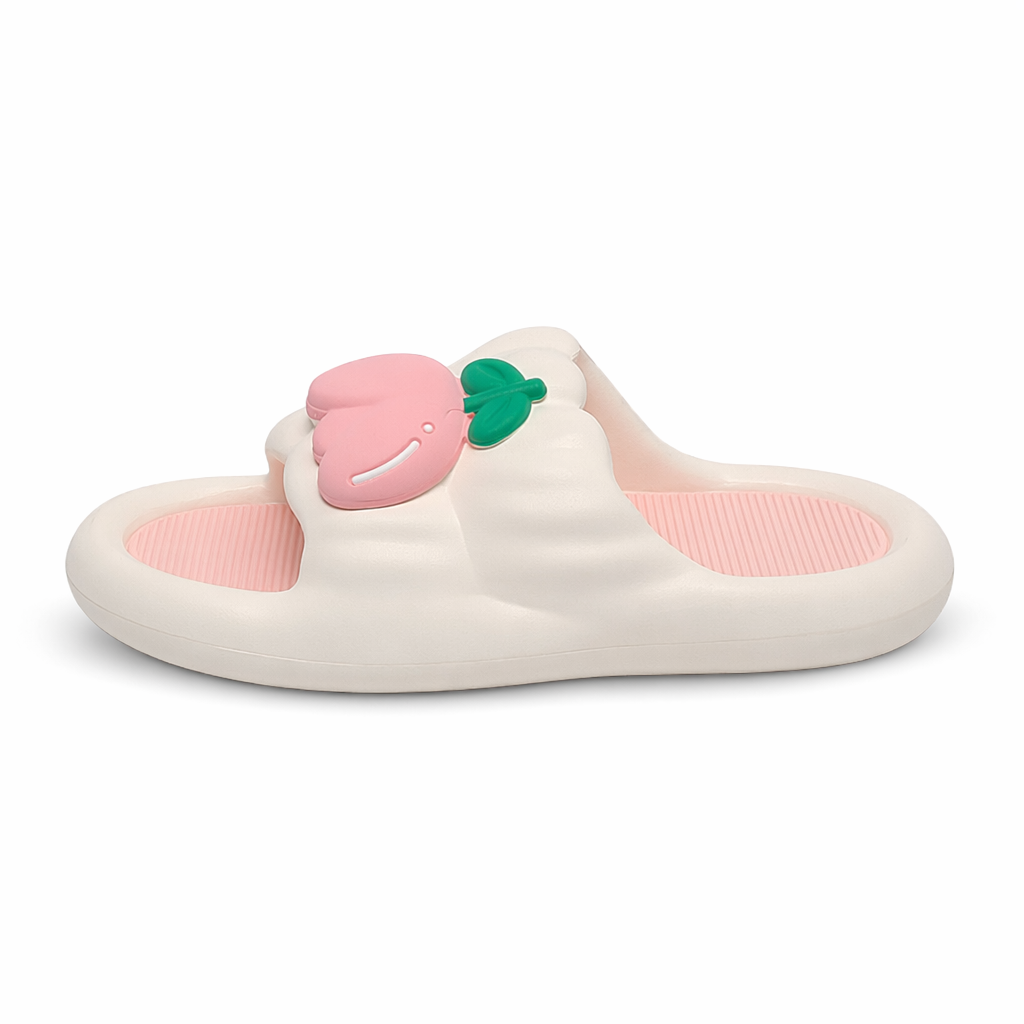 Fairy Tulip Slides for Ultimate Floral Comfort and Softness White Tulip