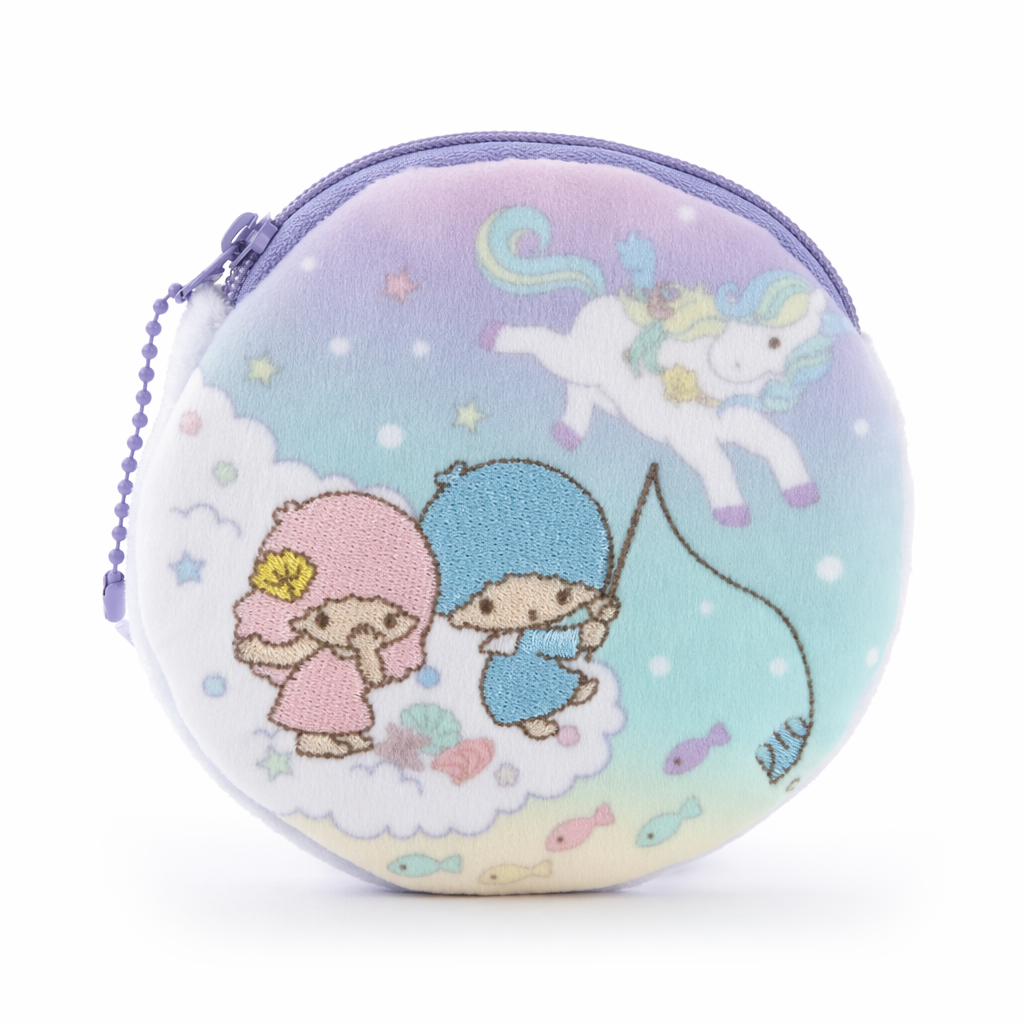 Cute Character Zippered Coin Pouches for a Fun and Soft Touch B