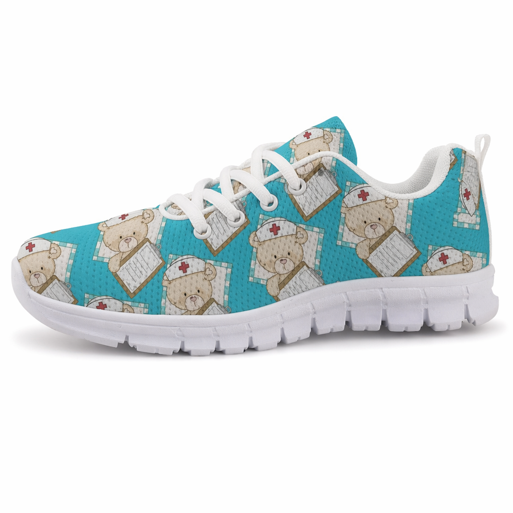 Kawaii Medical Bear Running Shoes in Candy Colors 12