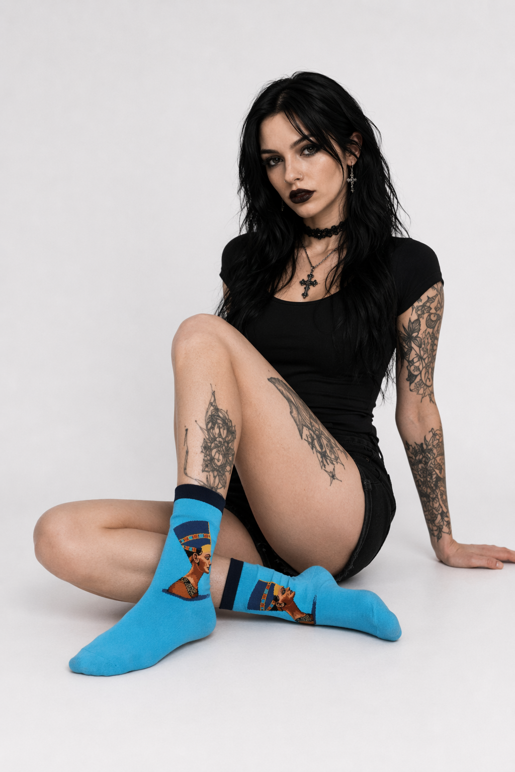 Cozy Knit Socks Featuring Vintage Artwork by Famous Artists 17