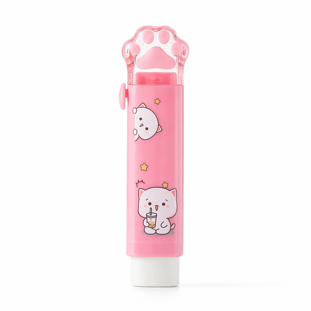 Peach Cat Eraser for Kawaii Stationery Lovers 4