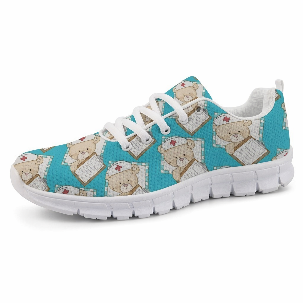 Kawaii Medical Bear Running Shoes in Candy Colors 7