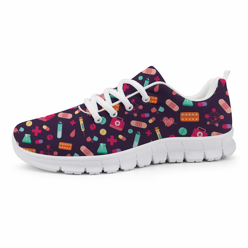 Bold Purple Sneakers Inspired by Medicine for Adventurous Runs 6