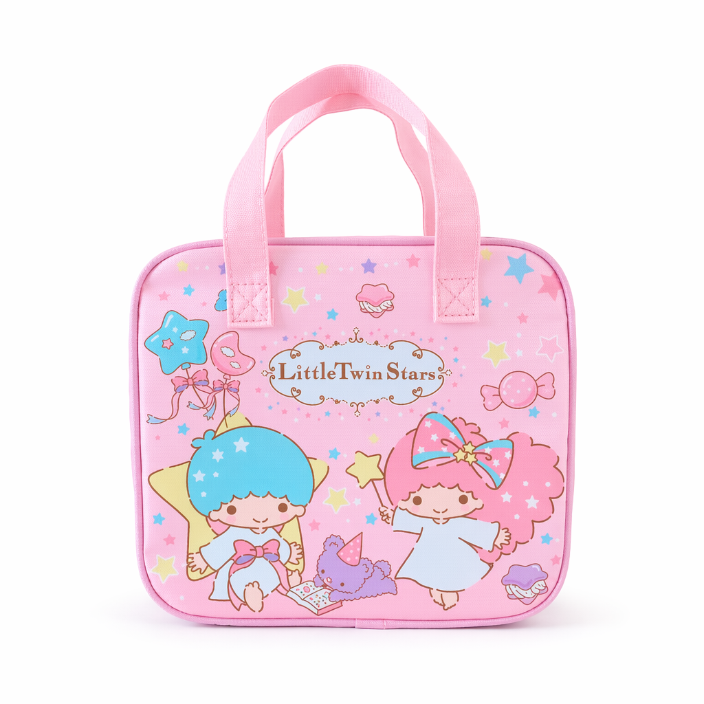 Adorable Sanrio Square Lunch Bags in Pastel Colors Twin Stars