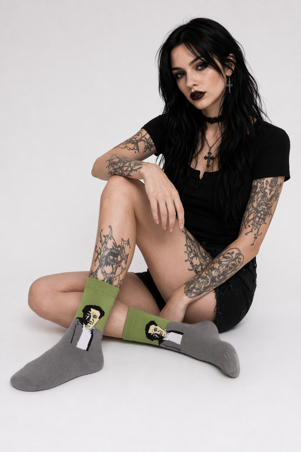 Cozy Knit Socks Featuring Vintage Artwork by Famous Artists 16