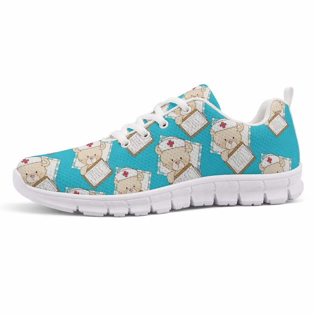 Kawaii Medical Bear Running Shoes in Candy Colors 11