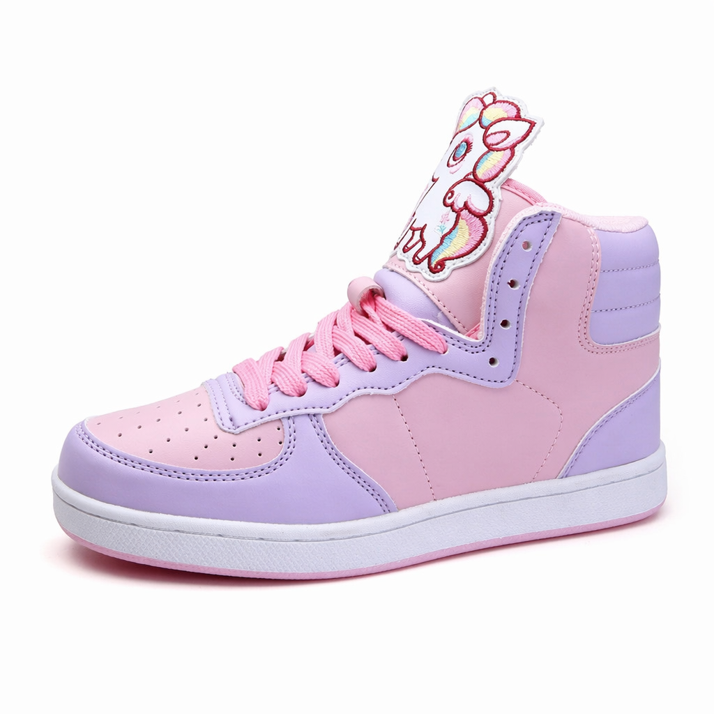 Fairy Kei Rainbow Unicorn Hi Tops for Comfort and Kawaii Style 6