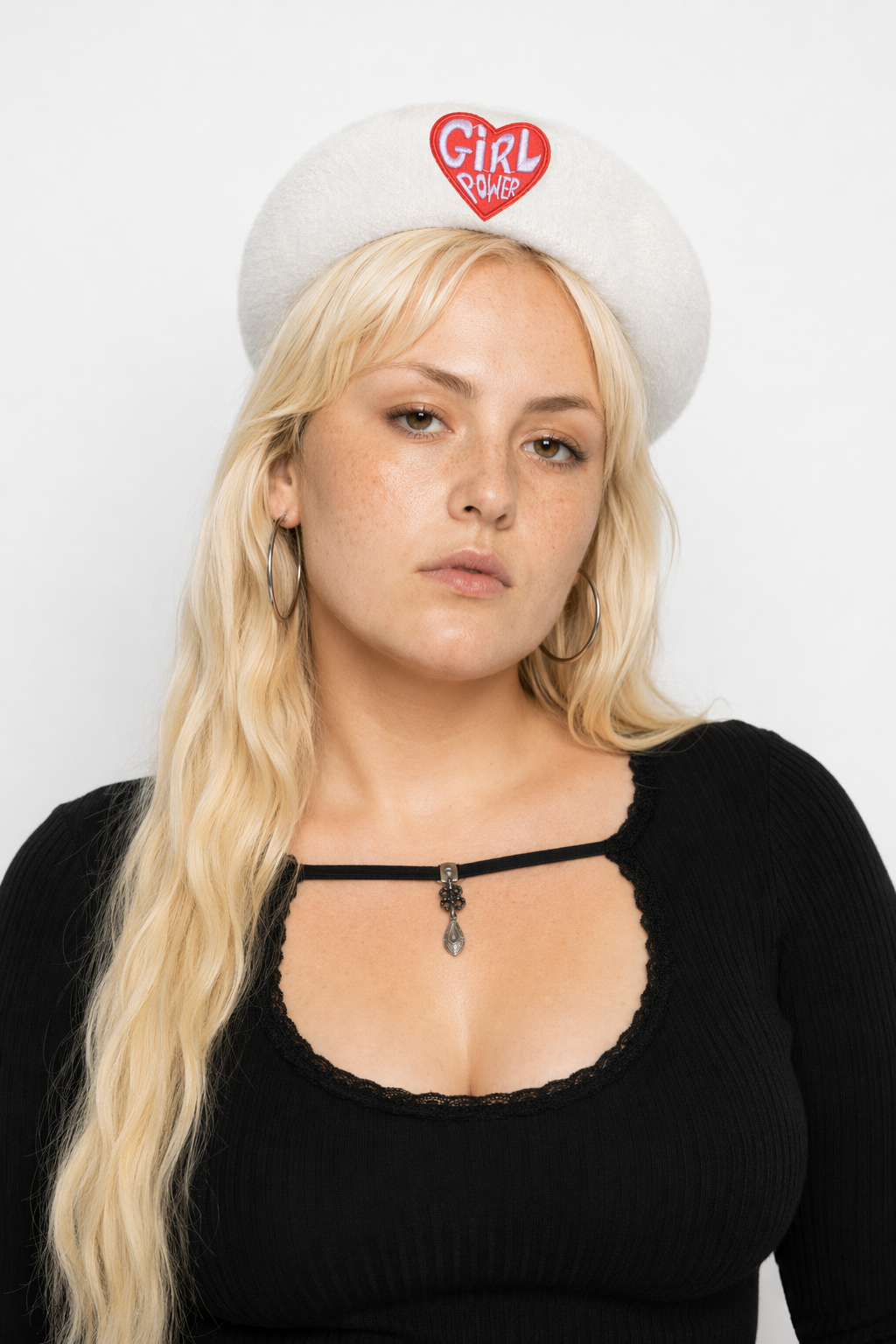 Pink Menhera Nurse Beret for Kawaii Fashion Enthusiasts White Girl Power
