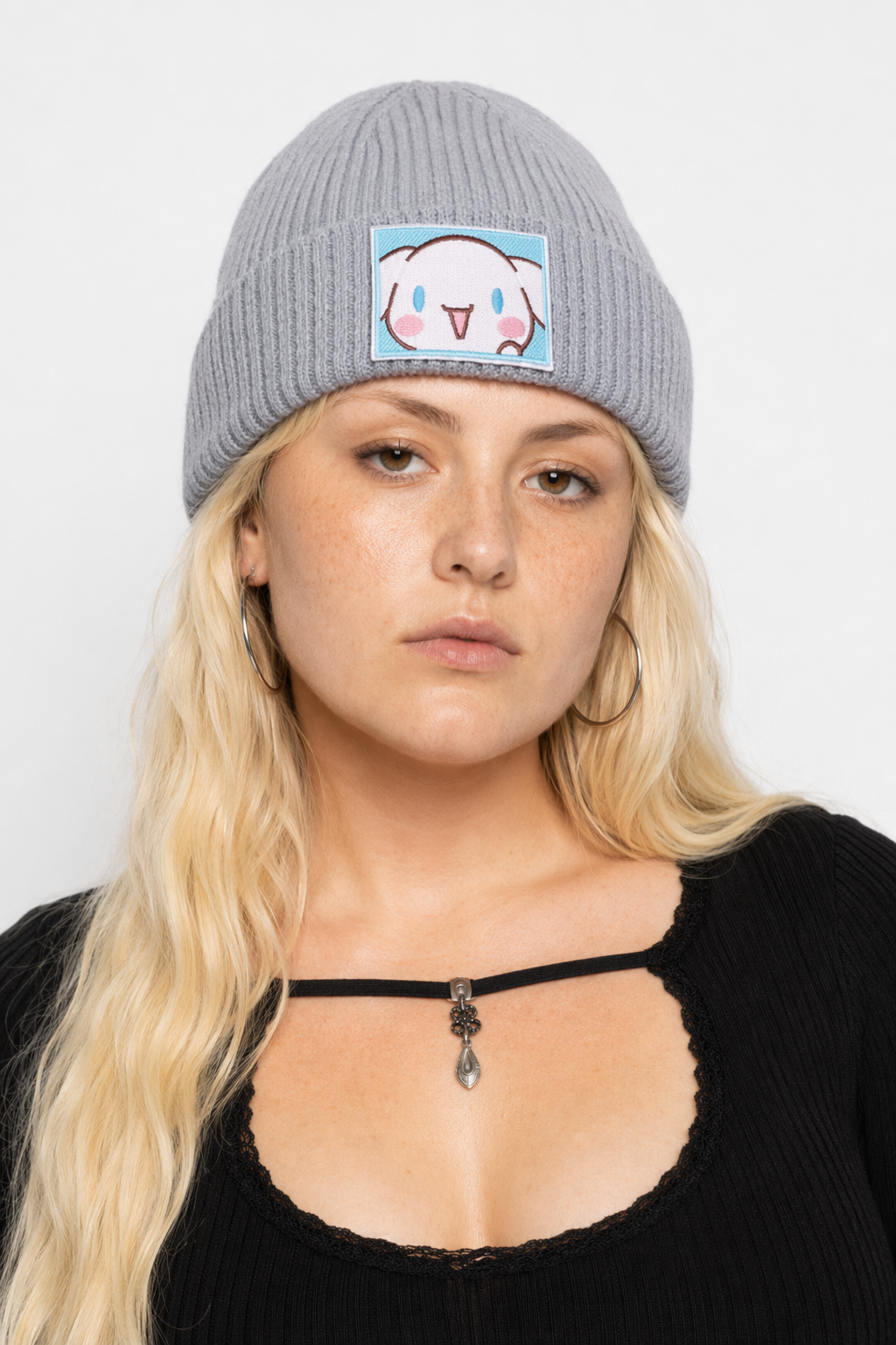Sanrio Inspired Kawaii Embroidered Beanies for Cozy Warmth Cinnamoroll