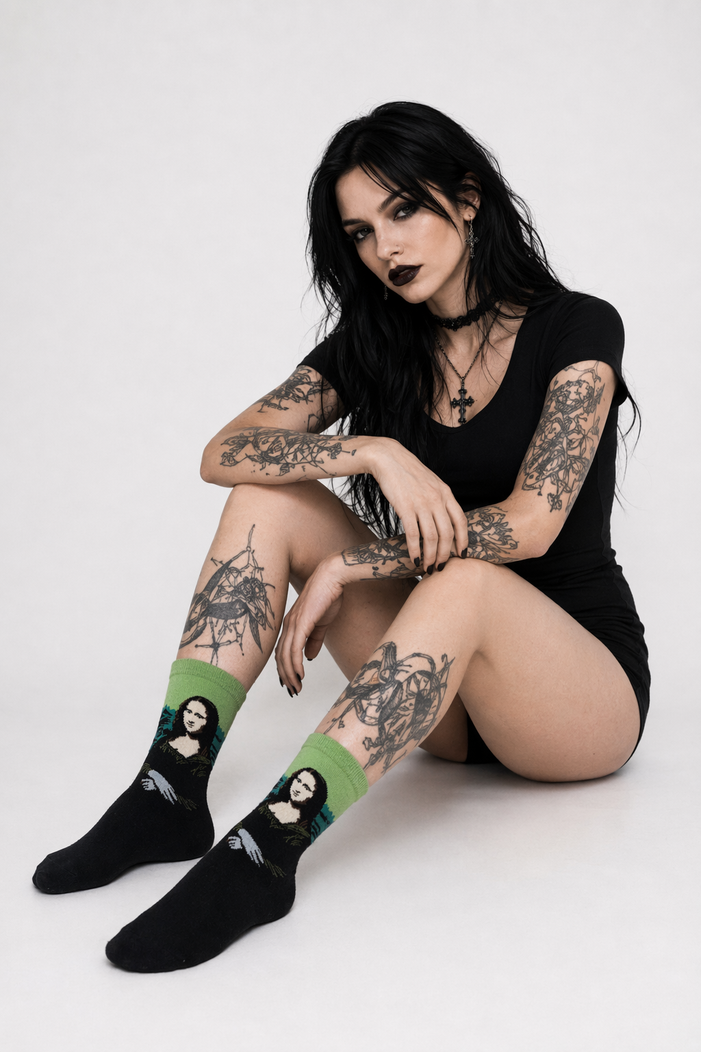 Cozy Knit Socks Featuring Vintage Artwork by Famous Artists 1