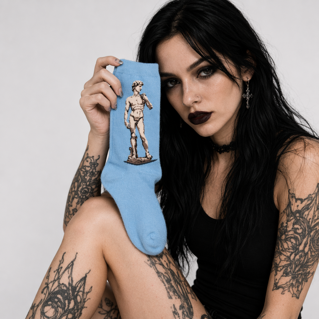 Cozy Knit Socks Featuring Vintage Artwork by Famous Artists 5